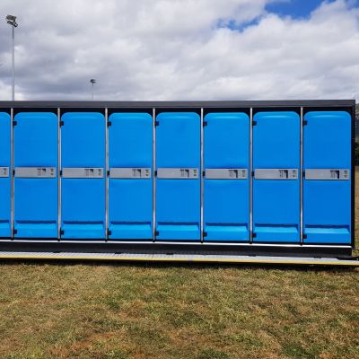 16 Pan Toilet Block